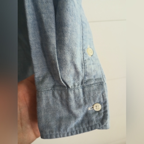 Polo by Ralph Lauren boys 12 blue button up shirt like new - Picture 5 of 8